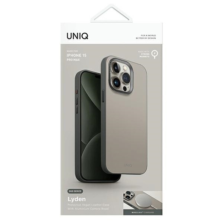 UNIQ ETUI LYDEN DS DO IPHONE 15 PRO MAX 6.7 MAGCLICK CHARGING STYLIZOWANE