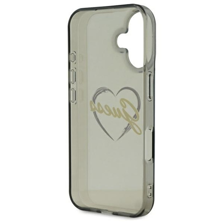 GUESS POKROWIEC HARDCASE DO IPHONE 16 6.1 IML HEART OCHRONA TELEFONU