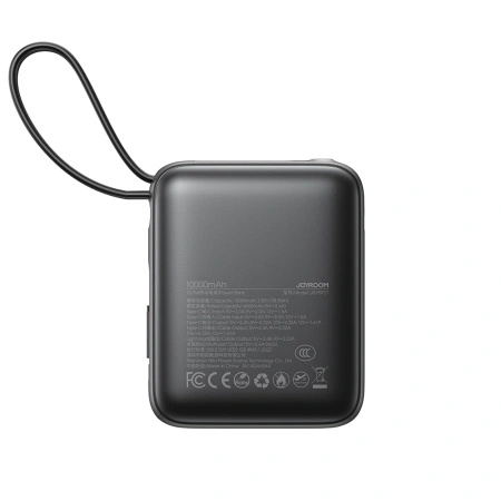 JOYROOM POWERBANK JR-PBF27 10000MAH 22.5W Z WBUDFANYMI KABLAMI USB-C
