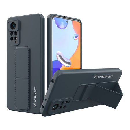 WOZINSKY KICKSTAND CASE DO XIAOMI REDMI NOTE 11 PRO Z PODSTAWKĄ I UCHWYTEM