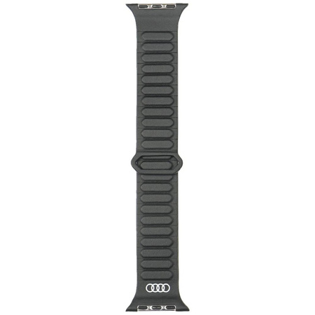 AUDI PASEK DO APPLE WATCH 44 45 46 49MM SKÓRA SYNTHETYCZNA MAGNETYCZNY RING