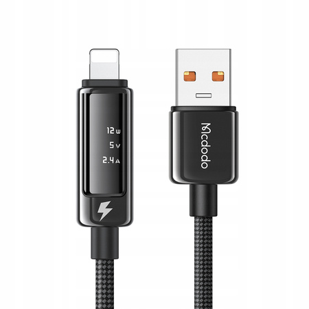 MCDODO KABEL USB-A LIGHTNING SZYBKIE ŁADOWANIE DO APPLE IPHONE 3A 1M OLED