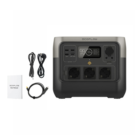 ECOFLOW RIVER 2 PRO PRZENOŚNA STACJA ZASILANIA DO TELEFONÓW SAMOCHODÓW 100W