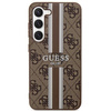 Etui Guess GUHCS23SP4RPSW S23 S911 - brązowe 4G Printed Stripe