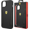 Ferrari FEHCP14MRBUK iPhone 14 Plus 6,7" czarny/black hardcase Leather Stamp Sides