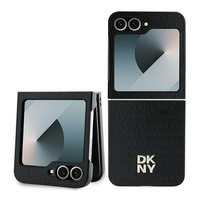 DKNY ETUI HARDCASE DO SAMSUNG Z FLIP6 F741 REPEAT PATTERN STACK LOGO