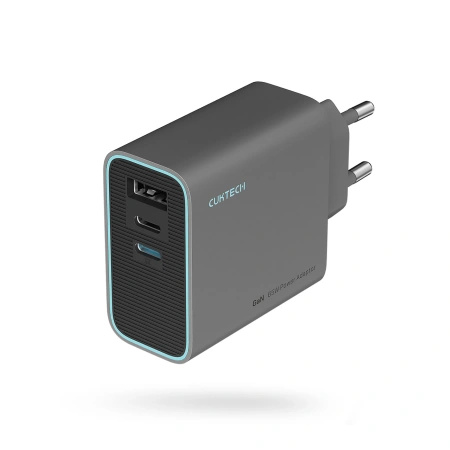 CUKTECH ŁADOWARKA SIECIOWA CUKAD653EUGR 65W DO APPLE TELEFONÓW 2x USB-C 1x