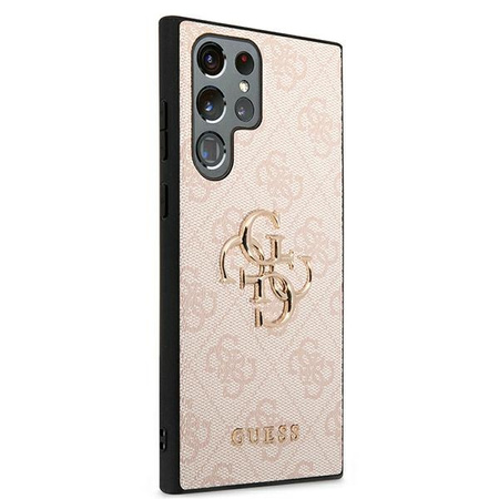 Guess GUHCS22L4GMGPI S908 S22 Ultraróżowy/pink hardcase 4G Big Metal Logo