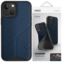 Etui Uniq Transforma na iPhone 14 Magclick Charging - niebieskie