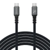 Kabel Wozinsky WPS-UY42S USB-C USB4 40Gb/s 240W 2m 4K - czarny