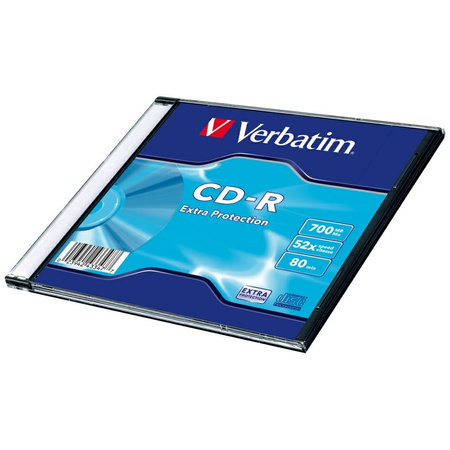 VERBATIM PŁYTA CD-R 700MB 52X DO NAGRYWANIA Z EXTRA PROTECTION 1 SZTUKA