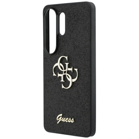 Etui Guess Fixed Glitter Big 4G Metal    Logo do Samsung Galaxy S26 Ultra czarny