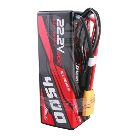 GENS ACE AKUMULATOR G-TECH 4500MAH 6S1P 22.2V 60C HARDCASE DO MODELI RC