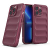Magic Shield Case etui do iPhone 13 Pro Max elastyczny pancerny pokrowiec burgundowy