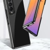 HURTEL CASE DO SAMSUNG GALAXY Z FOLD 4 POKROWIEC PLATING Z METALICZNĄ RAMKĄ