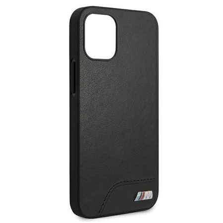 Etui BMW BMHCP12SMHOLBK iPhone 12 mini 5,4" czarny/black hardcase M Collection Smooth PU