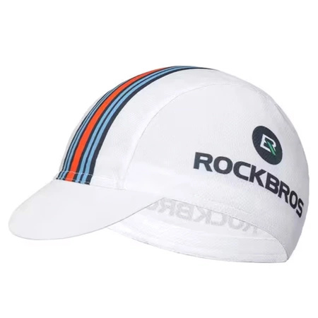 Czapka kolarska Rockbros MZ10022 z daszkiem - biała