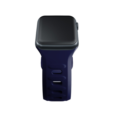 38/40/41/42 mm Ocean Blue (small) - 3mk Silicone Watch Strap for Apple