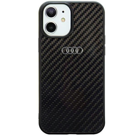 Etui Audi Carbon Fiber na iPhone 11 / Xr - czarne AU-TPUPCIP11-R8/D2-BK