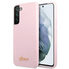 Guess GUHCS22MLSLMGLA S22+ S906 lawenda/lavender hardcase Silicone Script Metal Logo