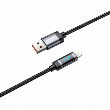 PALPRO KABEL USB-A LIGHTNING SZYBKIE ŁADOWANIE DO APPLE IPHONE 12 13 14 1M