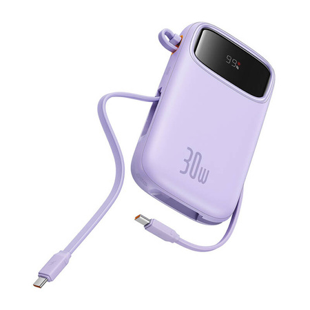 BASEUS POWERBANK 10000MAH 30W DO TELEFONÓW ANDROID IPHONE Z PODWÓJNYM USB-C