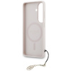 Etui Guess 4G Classic Logo Charm MagSafe do Samsung Galaxy S26 różowy