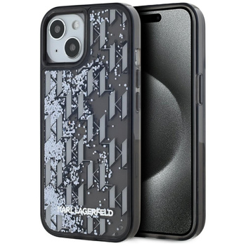 KARL LAGERFELD ETUI LIQUIDE GLITTER MONOGRAM GRADIENT DO IPHONE 15 OCHRONNE