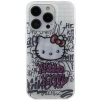 Etui Hello Kitty IML Kitty On Bricks Graffiti na iPhone 14 Pro - białe