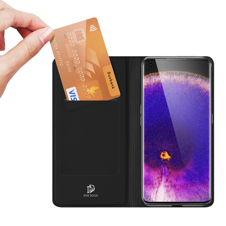 Dux Ducis Skin Pro etui z klapką Oppo Find X5 czarny