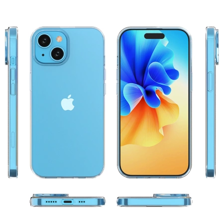 Elastyczne etui Ultra Clear do iPhone 15 - przezroczyste