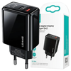USAMS ŁADOWARKA SIECIOWA 1xUSB-C 1xUSB T40 DO APPLE DO LIGHTNING PD3.0