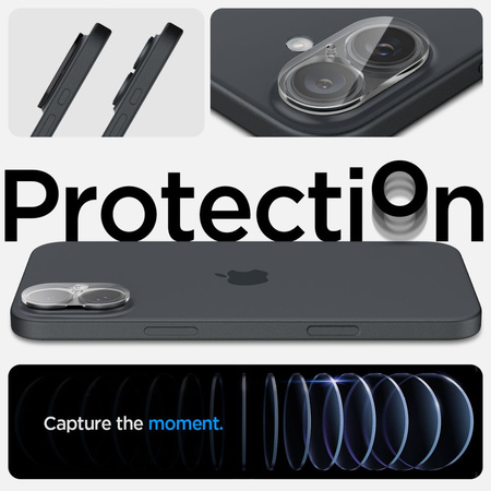 SPIGEN OSŁONA APARATU SZKŁO OCHRONNE DO IPHONE 16 16 PLUS CAMERA PROTECTOR