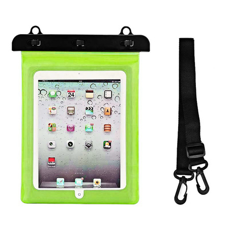 Wodoodporne etui do tabletu PVC - zielone