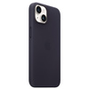 Etui Apple MPP63ZM/A iPhone 14 / 15 / 136.1 atramentowy/ink Leather Case MagSafe