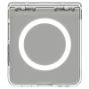 Etui Spigen Ultra Hybrid Pro Mag MagSafe na Samsung Galaxy Z Flip 7 - przezroczysto-białe