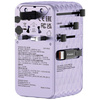 Verbatim Adapter podróżny EU/UK/US GaN   1xUSB-C/1xUSB-A/2xUSB-C PD 70W fioletowy 30188