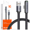 MCDODO KABEL USB-C KĄTOWY SZYBKIE ŁADOWANIE USB TYP C 6A 100W CZARNY 1M