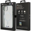 Etui BMW Silver Ring MagSafe do iPhone 15 - przezroczyste