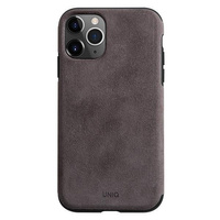 Etui Uniq Sueve na iPhone 11 Pro - ciemnoszary