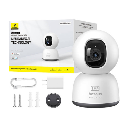 BASEUS KAMERA WEWNĘTRZNA IP 2K DO SMART HOME MONITORING ZDALNE PODGLĄDANIE