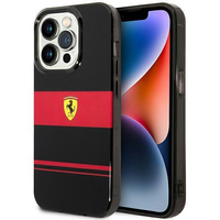 Etui Ferrari FEHMP14LUCOK na iPhone 14 Pro - czarne IMD Combi Magsafe