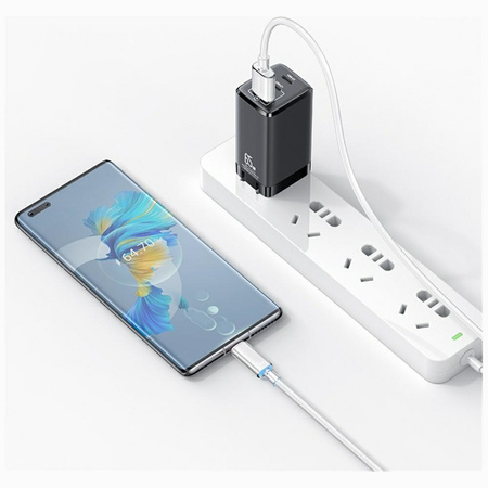 USAMS KABEL USB-A DO USB-C 6A 1.2M DO TELEFONÓW 6A SZYBKIE ŁADOWANIE