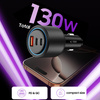 TECH-PROTECT CC04 ŁADOWARKA SAMOCHODOWA 3-PORTOWA DO TELEFONÓW PD130W QC3.0