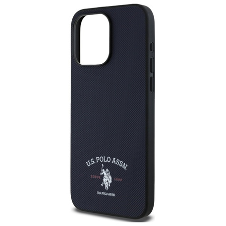 US POLO ASSN. ETUI DO IPHONE 15 PRO MAX 6.7 LOGO DH GRANATOWE Z LOGO