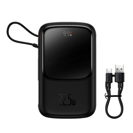 BASEUS QPOW PRO POWERBANK 10000MAH Z KABLEM USB-C DO TELEFONÓW 22.5W