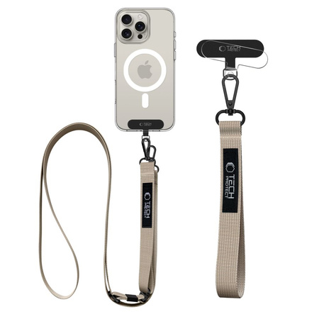 TECH-PROTECT ZAWIESZKA C6S ROPE CROSSBODY DO TELEFONÓW Z WYTRZYMAŁYM PASEM