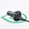 Acefast ładowarka samochodowa 66W 2x USB Typ C / USB, PPS, Power Delivery, Quick Charge 4.0, AFC, FCP, SCP czarny (B3 black)