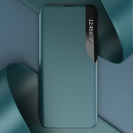 HURTEL ECO LEATHER VIEW CASE ETUI DO SAMSUNG GALAXY A22 4G OCHRONA Z KLAPKĄ