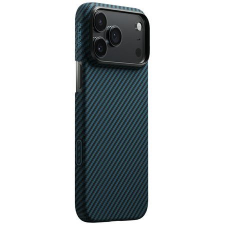 Etui PITAKA Ultra-Slim MagSafe do iPhone 17 Pro czarno niebieski